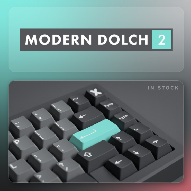 옴니타입 모도 2 모던 돌치 2 키캡 리뷰 OMITYPE MODO 2 modern dolch 2