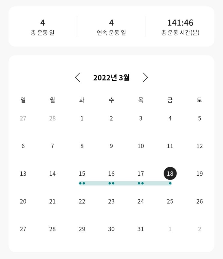  다노핏 열심히 진행 중 입니다!