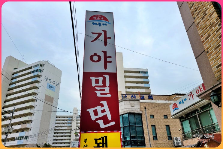  해운대가야밀면 금촌 파주맛집
