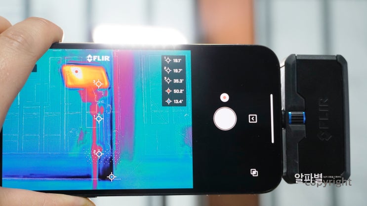  핸드폰 적외선 열화상카메라 FLIR one pro 후기