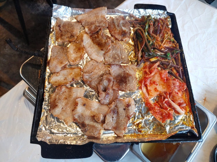  [대구동구] 혁신도시 레트로냉삼집 맛나리식당에서 굽굽
