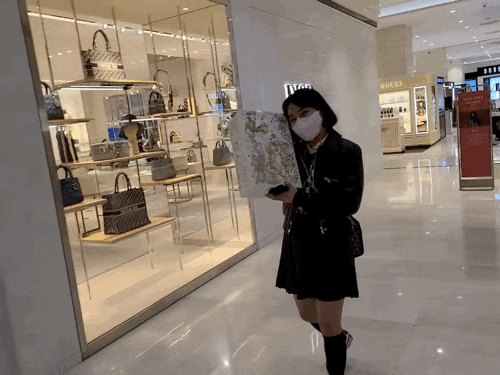  디올 벨트백 새들 벨트 파우치, 롯데부산본점 예약구매
