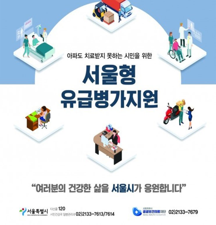  1인 자영업자, 택배기사, 아르바이트 분들 위한 '서울형 유급병가지원' 소개