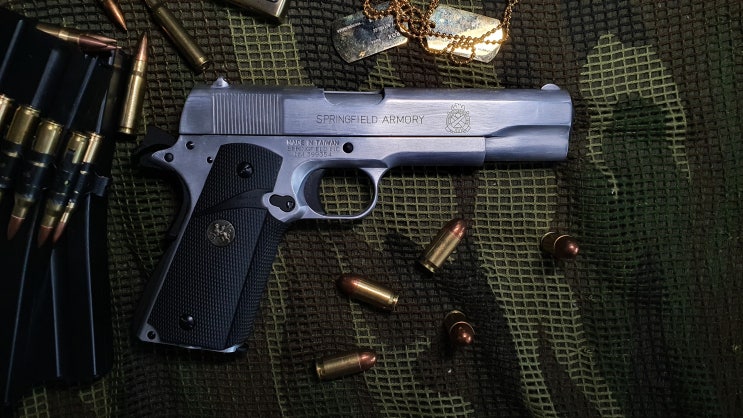  KJW 1911 콜트 은장 만들기 도전!!