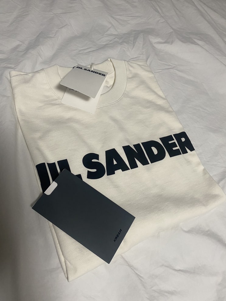  질샌더 로고 반팔 / JILSANDER :: 크림(KREAM)에서 구매한 내돈내산 후기