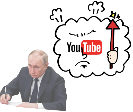 [뉴스] 러시아 구글(유튜브)에 경고하다.