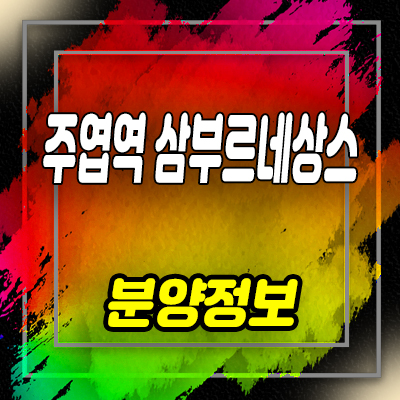 주엽역 삼부르네상스 상업시설 일산 주엽동 상가 분양가 및 잔여호실 안내