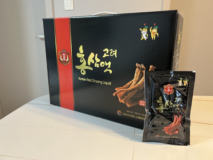 금산인삼 금산홍삼액, '금산수삼도소매센터 고려홍삼액' 리뷰 금산인삼 금산홍삼액, '금산수삼도소매센터 고려홍삼액' 리뷰