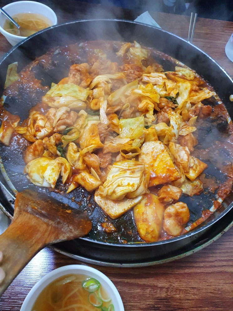  용산 미슐랭 오근내 닭갈비 내돈내산