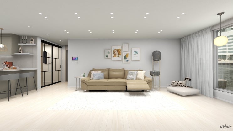  한샘리하우스 비산한화꿈에그린 33평,  3D VR 견적