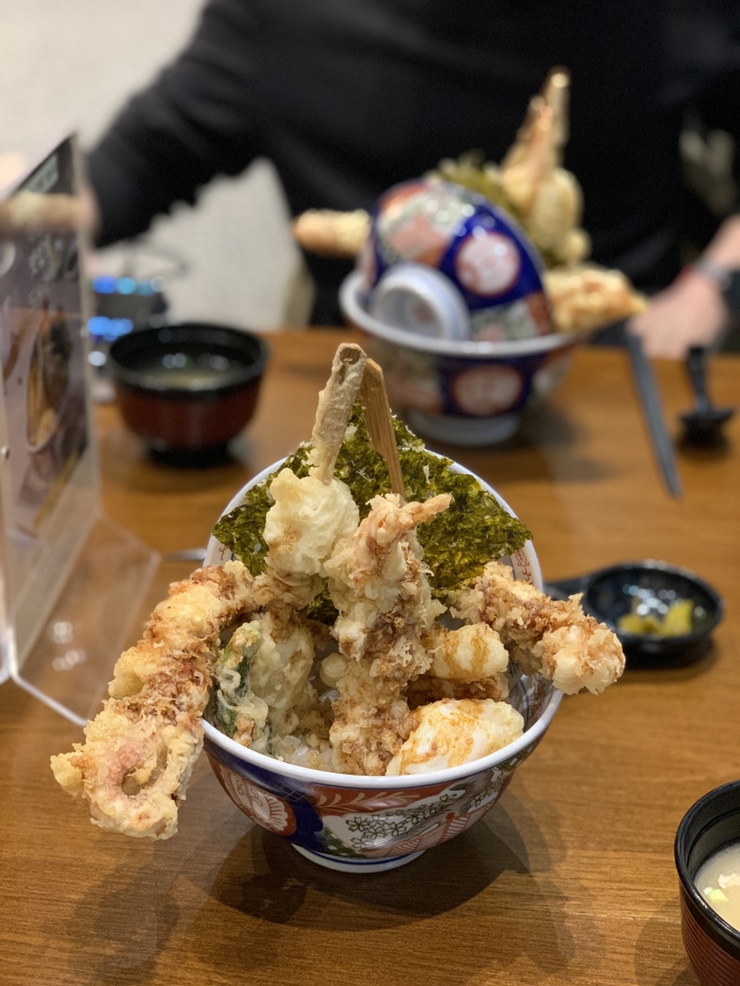  광명역 온센 텐동맛집 이까텐동 후기