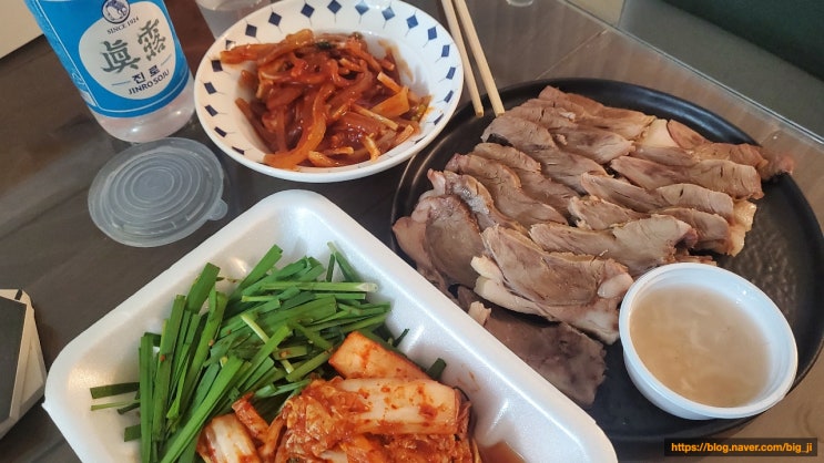  [인천/심곡동] 동춘순대국 서구청점 수육 포장 후기 (귀무침이 무료)
