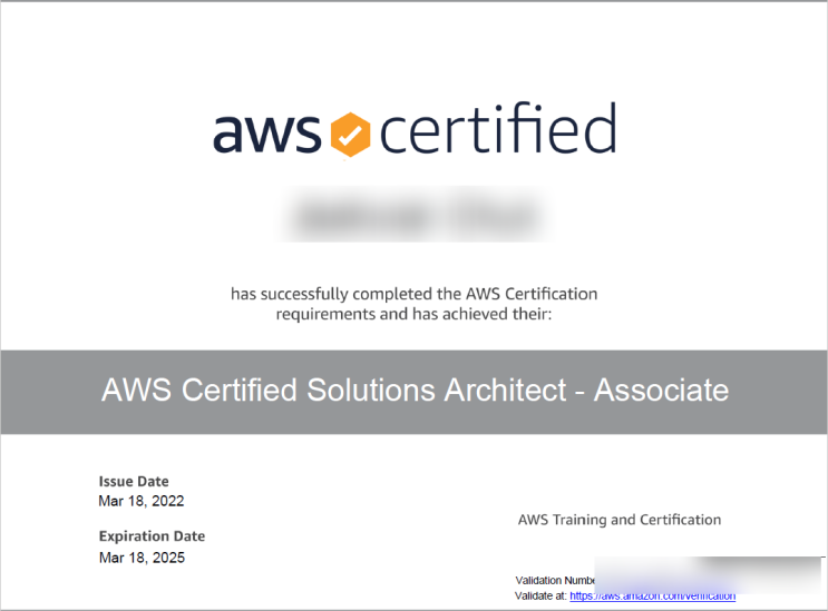 AWS Certified Solutions Architect Associate 합격 후기 +시험 준비 팁