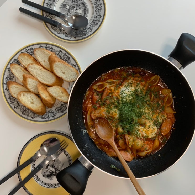 쿠팡 밀키트 추천 / 애슐리 에그인헬 + 봉골레 파스타+찹스테이크 간편하고 맛있어!