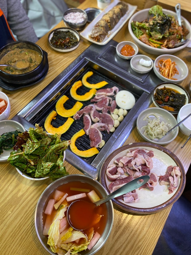 [충정로 맛집 추천] 충정로 막국수, 오리백숙 맛집 : 명인강메밀 푸른초장