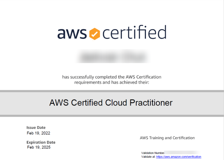 AWS Certified Cloud Practitioner 합격후기+시험 준비 팁