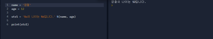  [파이썬] 표현식 기반 문자열 조합