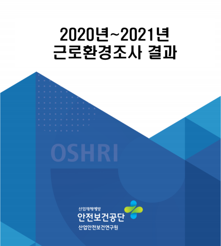  산업안전보건연구원, 「제6차 근로환경조사」 발표