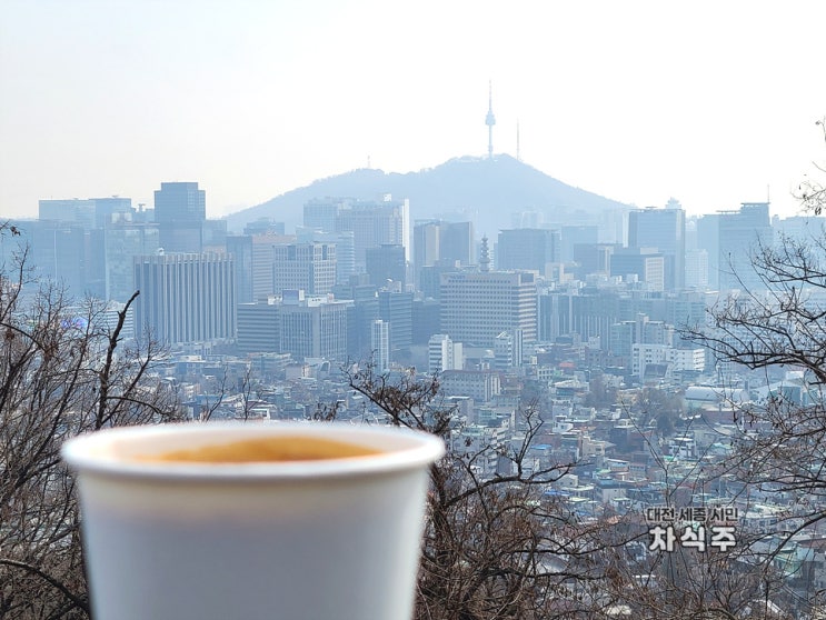 서울이 내려다보이는 인왕산 카페 종로 더숲 초소책방