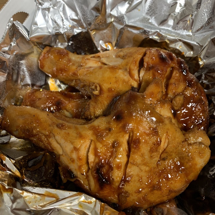 <BBQ 치킨> BBQ치킨 사당점 자메이카 통다리 + 콜라 1.25L 리뷰 <BBQ 치킨> BBQ치킨 사당점 자메이카 통다리 + 콜라 1.25L 리뷰
