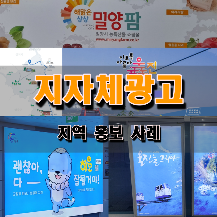  지자체에서 진행된 지역 홍보 사례