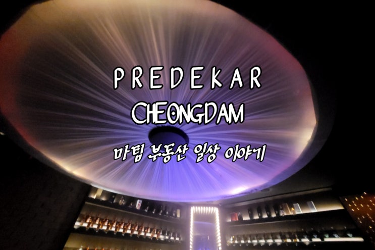  프리데카청담 라운지바