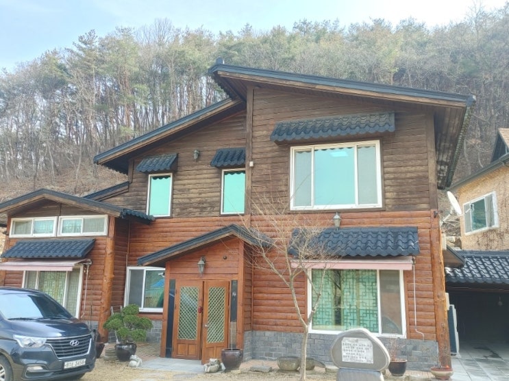  용인 전원주택 유리창문썬팅  사계절 단열필름 시공으로 열차단 자외선차단 효과 보기