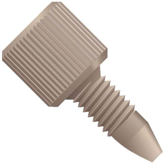  One-Piece Fingertight 10-32 Coned, for 1/16" OD Natural