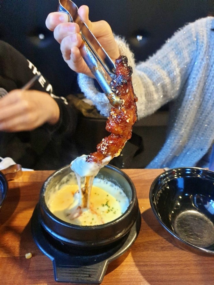  부여 궁남지 맛집 덤덤덤쪽갈비 고기가 많이 붙어있고 양념이 맛있어요