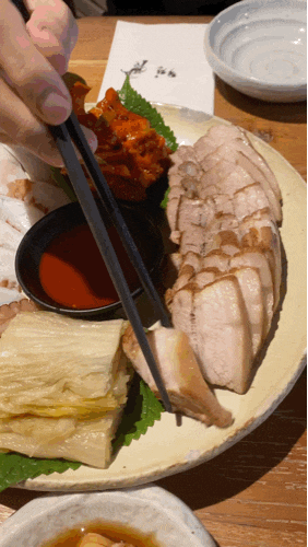  [압구정, 압구정로데오 맛집]묵전(모둠전,문어삼합,막걸리, 열무김치말이 국수) JMT
