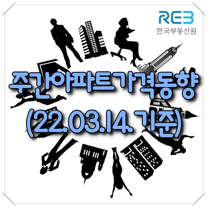  【모두부동산】 한국부동산원-광주광역시 아파트 가격동향(22.03.14)