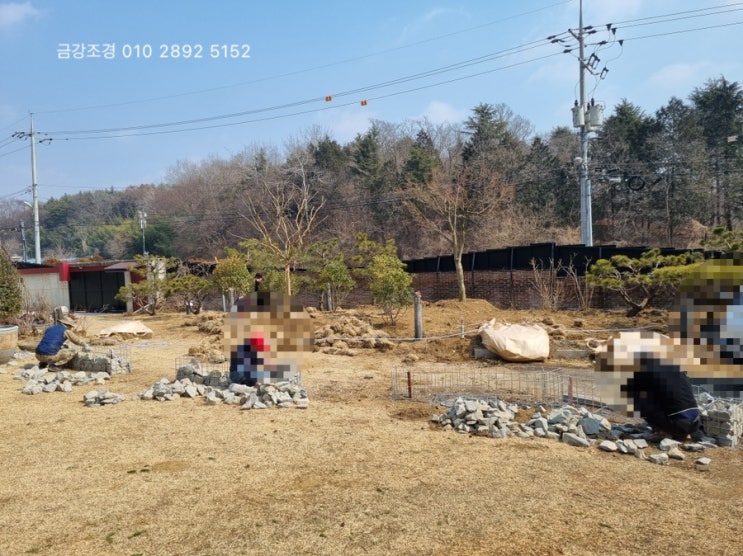  개비온돌담공사,개비온벤치공사,식재조경공사 (금강조경)