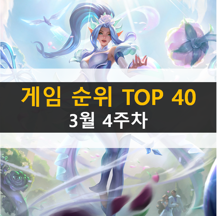 모바일, PC 온라인, 스팀 게임 순위 (2022년 3월 4주 차) 모바일, PC 온라인, 스팀 게임 순위 (2022년 3월 4주 차)