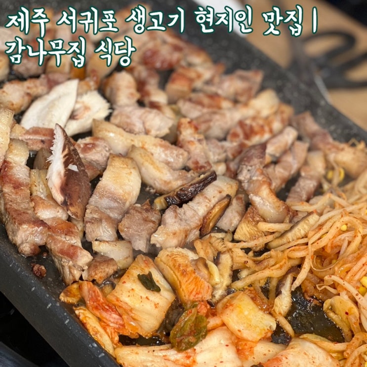 제주 서귀포 현지인 맛집 | 감나무집 식당 (흑생고기, 두루치기, 정식 등)