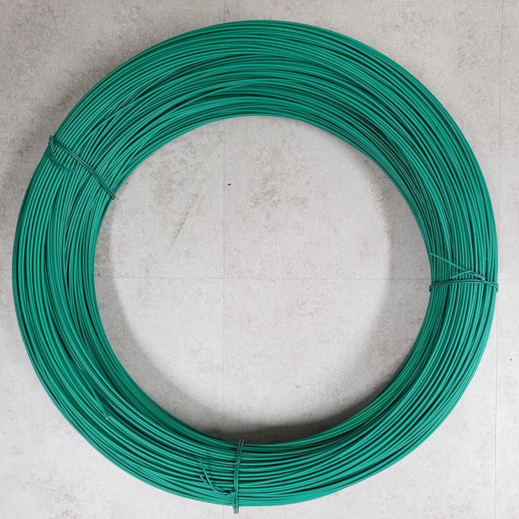  pvc 코팅철사 8번선 4mm 50kg 10kg 3kg