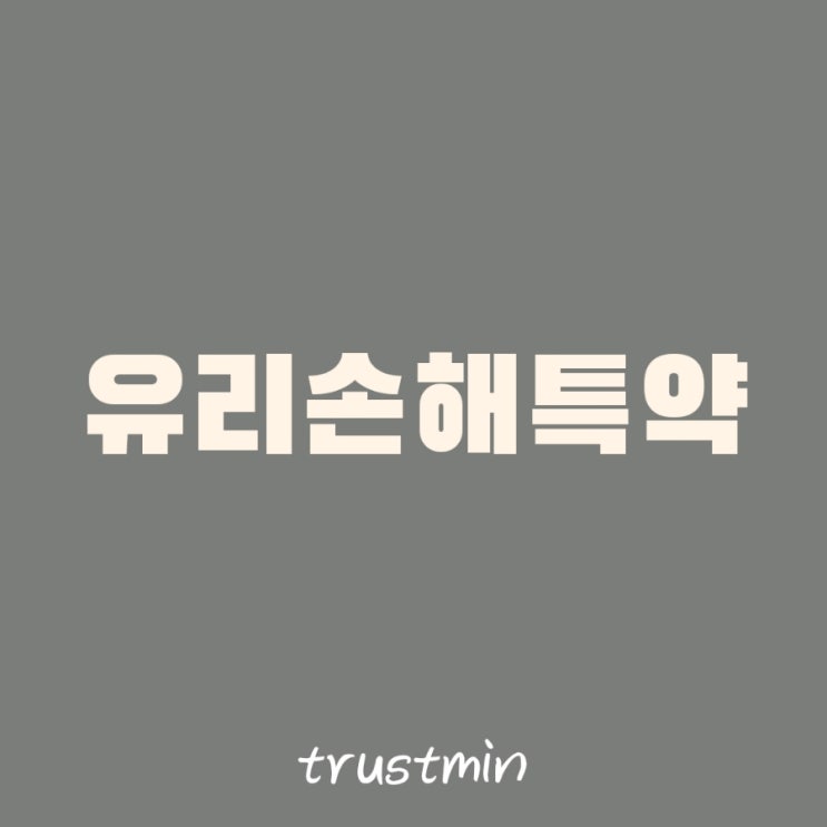  지난밤 누군가에 의해 깨진 1층 영업장 유리 보장 :: 유리손해 특약