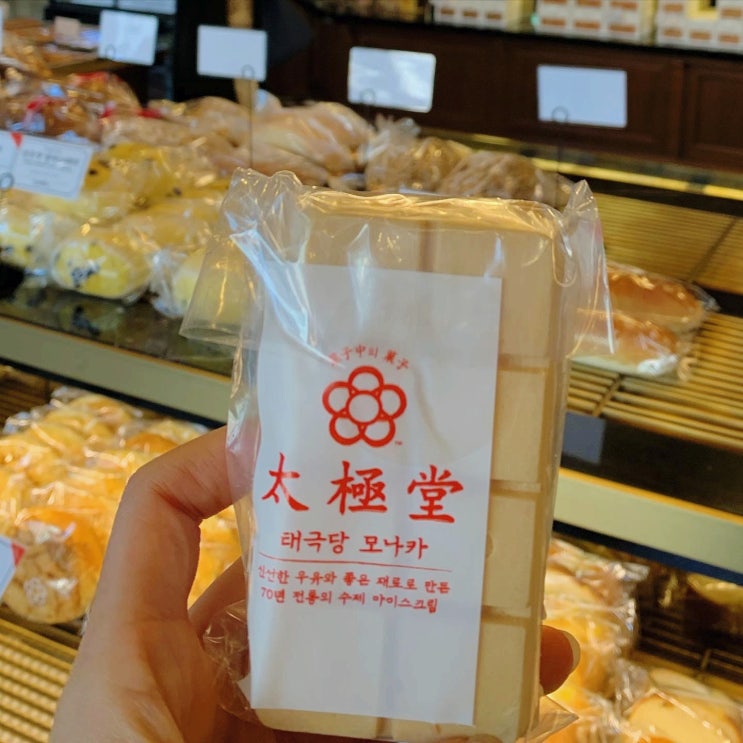  서울 장충동 맛집 : 서울에서 가장 오래된 빵집 '태극당' 역사 /방문후기 (모나카 추천)