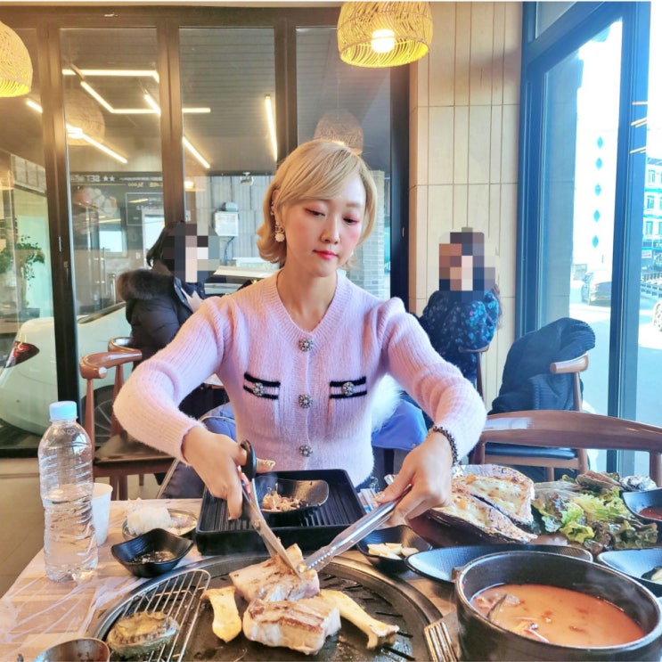  강릉 정동진 맛집 해돈가 흑돼지와 해산물 맛있어요