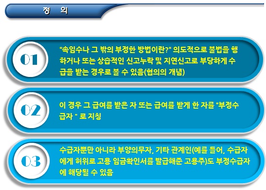 기초수급자 부정수급자 보장비용 징수