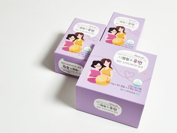  지엠팜 더헴철포우먼 임산부철분제 빈혈영양제 변비없는철분제 추천