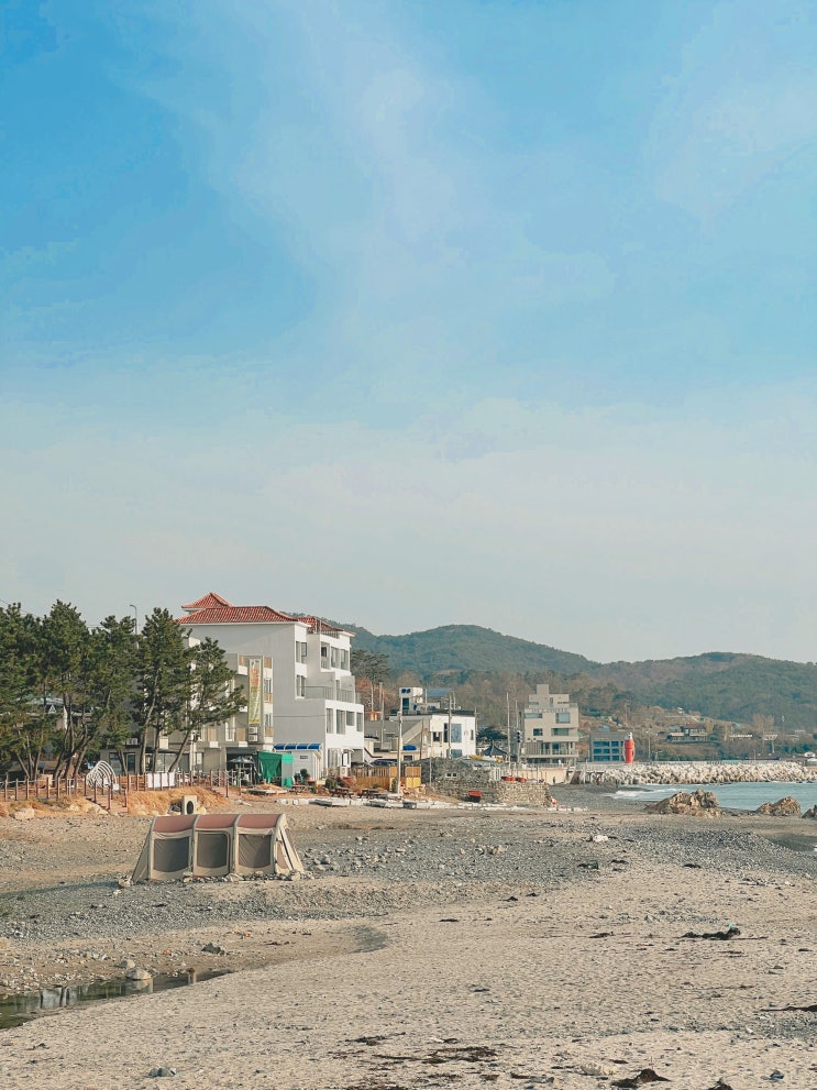  울산 노지캠핑 명소 주전몽돌해수욕장 당사항