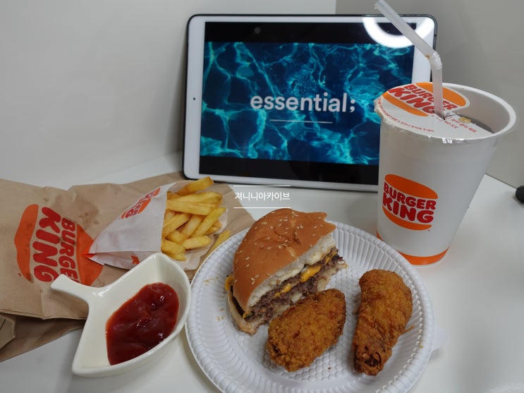  버거킹 피넛버터 스태커2 가격,칼로리 진짜 맛있네