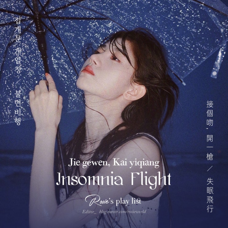  ᴘʟᴀʏʟɪsᴛ #8 새벽 감성 돋는 중국 노래 :: 접개문·개일창 - 불면비행(接個吻·开一枪-失眠飞行) 가사
