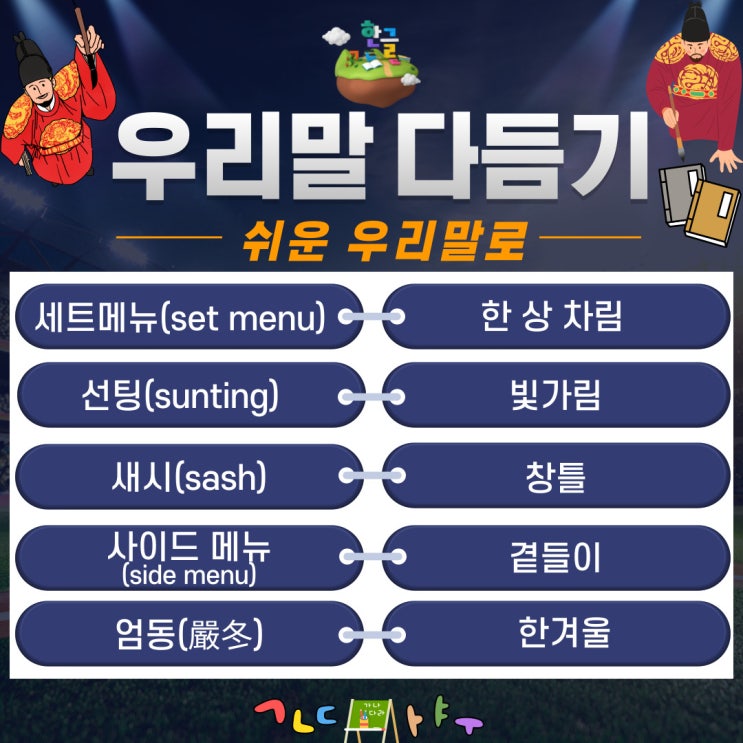  [3월 23일 한글사랑] 외래어, 외국어, 한자어를 쉬운 우리말로 다듬어서 사용해 보기-다듬은 말