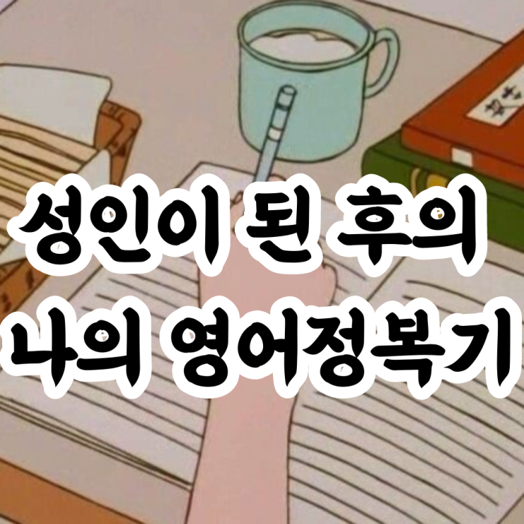  성인이 된 후의 나의 영어 정복기