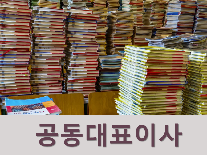  공동대표이사와 각자대표제도 선임 및 주의사항
