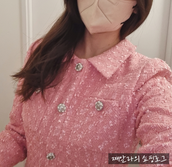  공주룩의 완성 샤틴 에스블랑 트위드 원피스 후기
