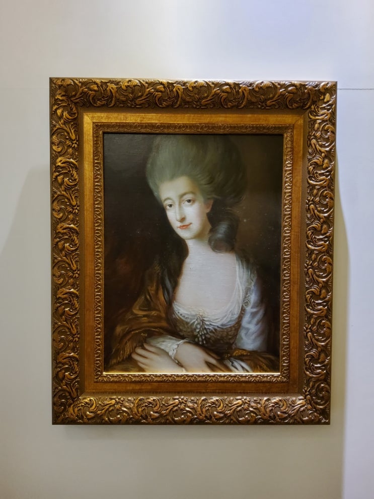  빈티지 페인팅.. 초상화 유화  portrait oil on canvas