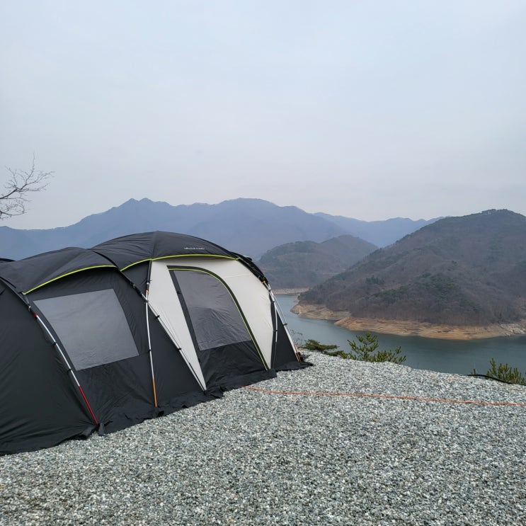  충주여행1일차! 충주호가 한 눈에 보이는 뷰가 이쁜 충주호캠핑, 퀸스타운캠핑장