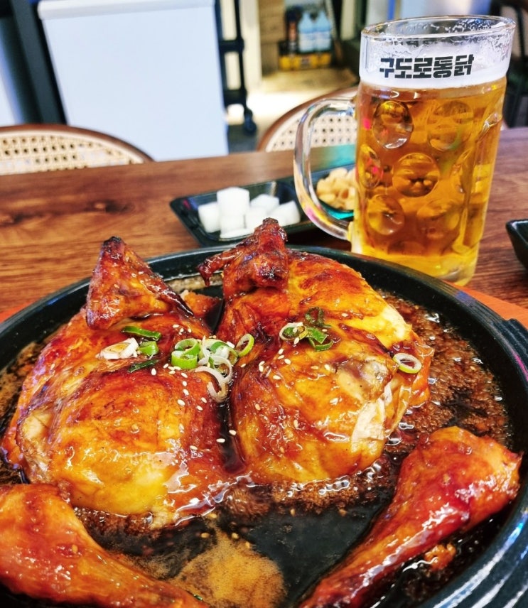  동대문 술집 누룽지가 있어 맛난 구도로 통닭